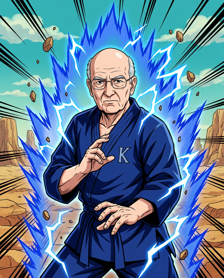 Original anime battle portrait of Philip Kotler